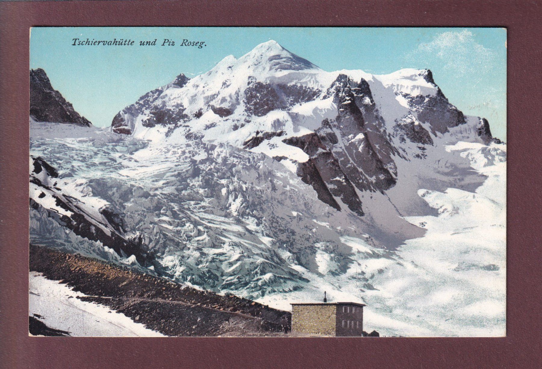 Cartes postales: TSCHIERVAHÜTTE - Piz Roseg – D'occasion à Pully par nicecards