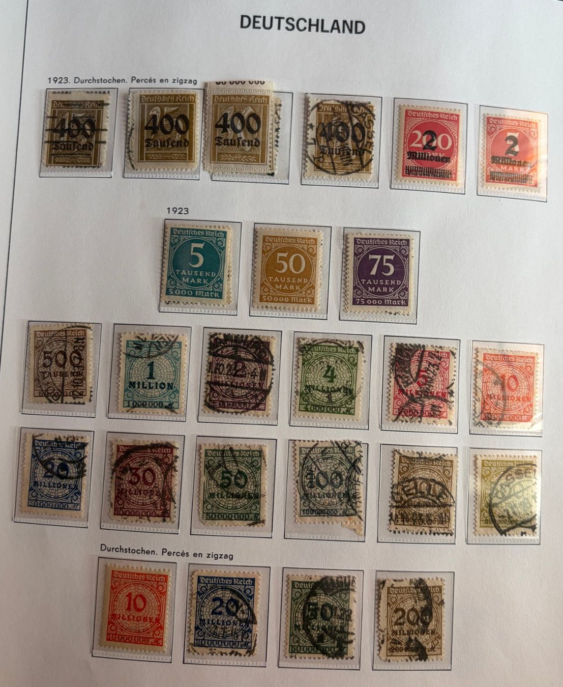 Tous les timbres: Briefmarken Deutsches Reich – D'occasion à Dotzigen par ser_8hp9
