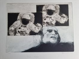 A.NEUMEISTER ORIGINAL RADIERUNG AQUATINTA AUF BÜTTENPAPIER