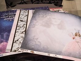 Design Papier Set - Bastelpapier für Scrapbooking ✂️🎨