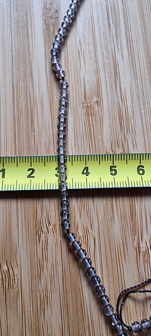 Pietre preziose: Rauchquarz 3mm. Strang – Nuovo e nell'imballaggio originale da Menziken venduto da Mirager 2