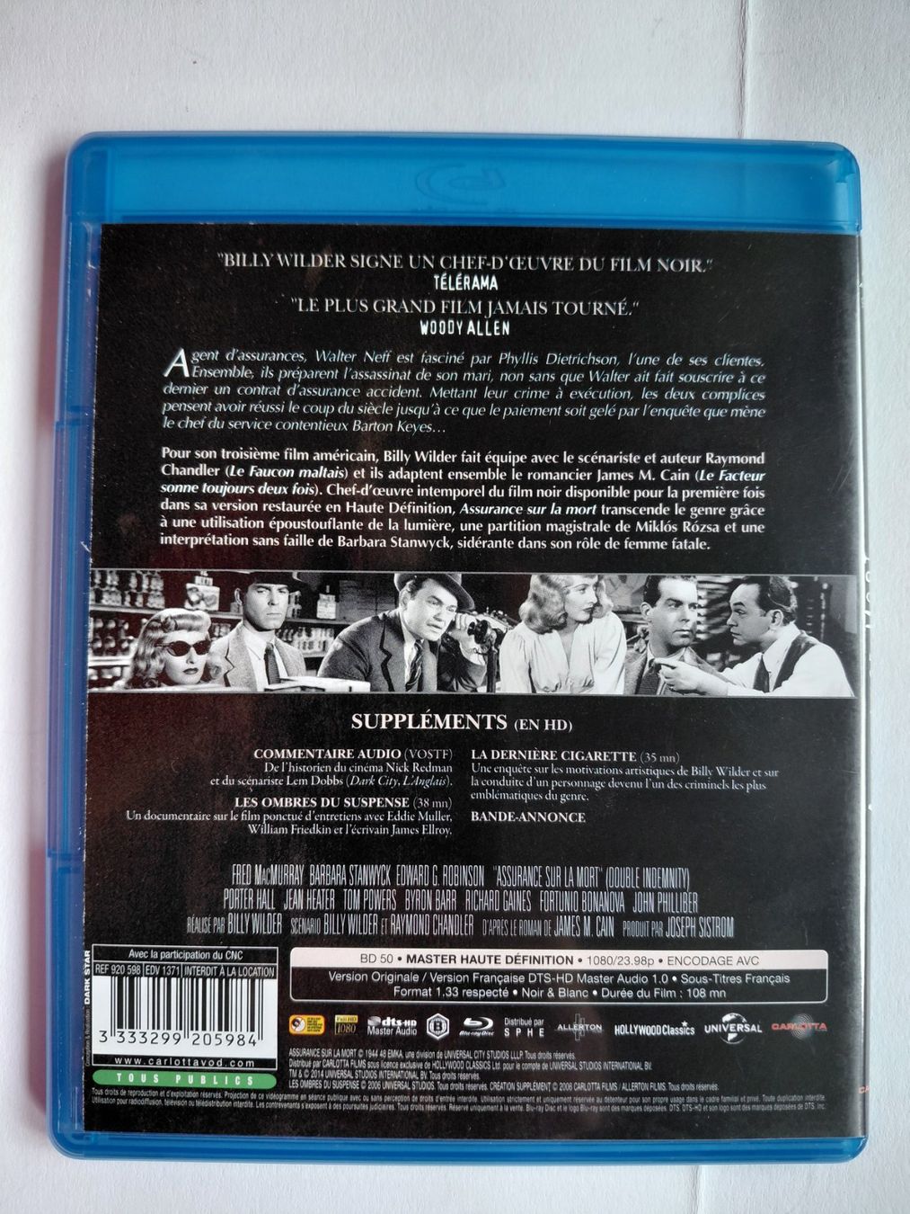 Alle DVDs: ASSURANCE SUR LA MORT – Gebraucht aus Denges von Hellboy10 1