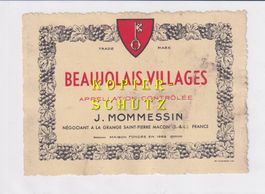 Etikette - Beaujolais Villages /bd