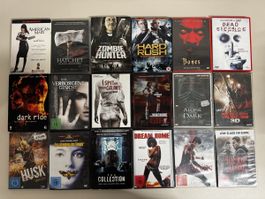 DVD Sammlung Horror Filme 18 Stück guter Zustand
