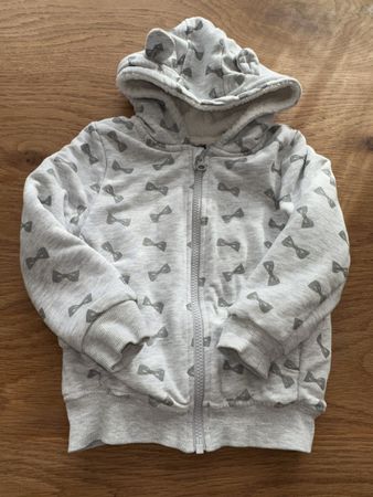 Warme Winterjacke mit Kapuze, Grösse 98/104, Top Zustand