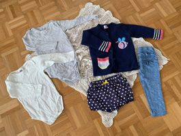 Jacke, Leggins + 2 Bodys Gr.86 + Cadeau