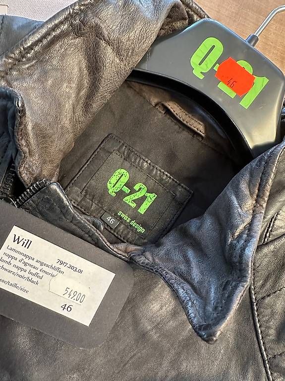 Giacche: Lederjacke Q-21 schwarz / Grösse 46 - NEU – Usato da Utzenstorf venduto da Ilena01 3