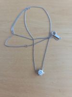 Platin Kette mit Solitär Anhänger 0.40 ct, Diamant