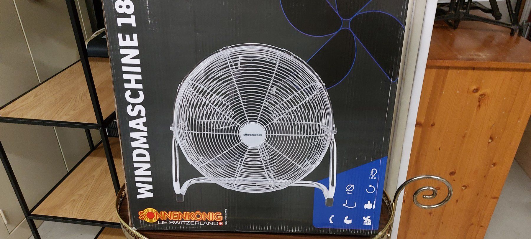 Ventilatoren: Sonnenkönig Windmaschine 18" / Boden-Ventilator – Gebraucht aus Rüti ZH von  5