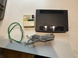 Zyxel Prestige 661H-63 Router mit Lea ISDN/VDSL Splitter