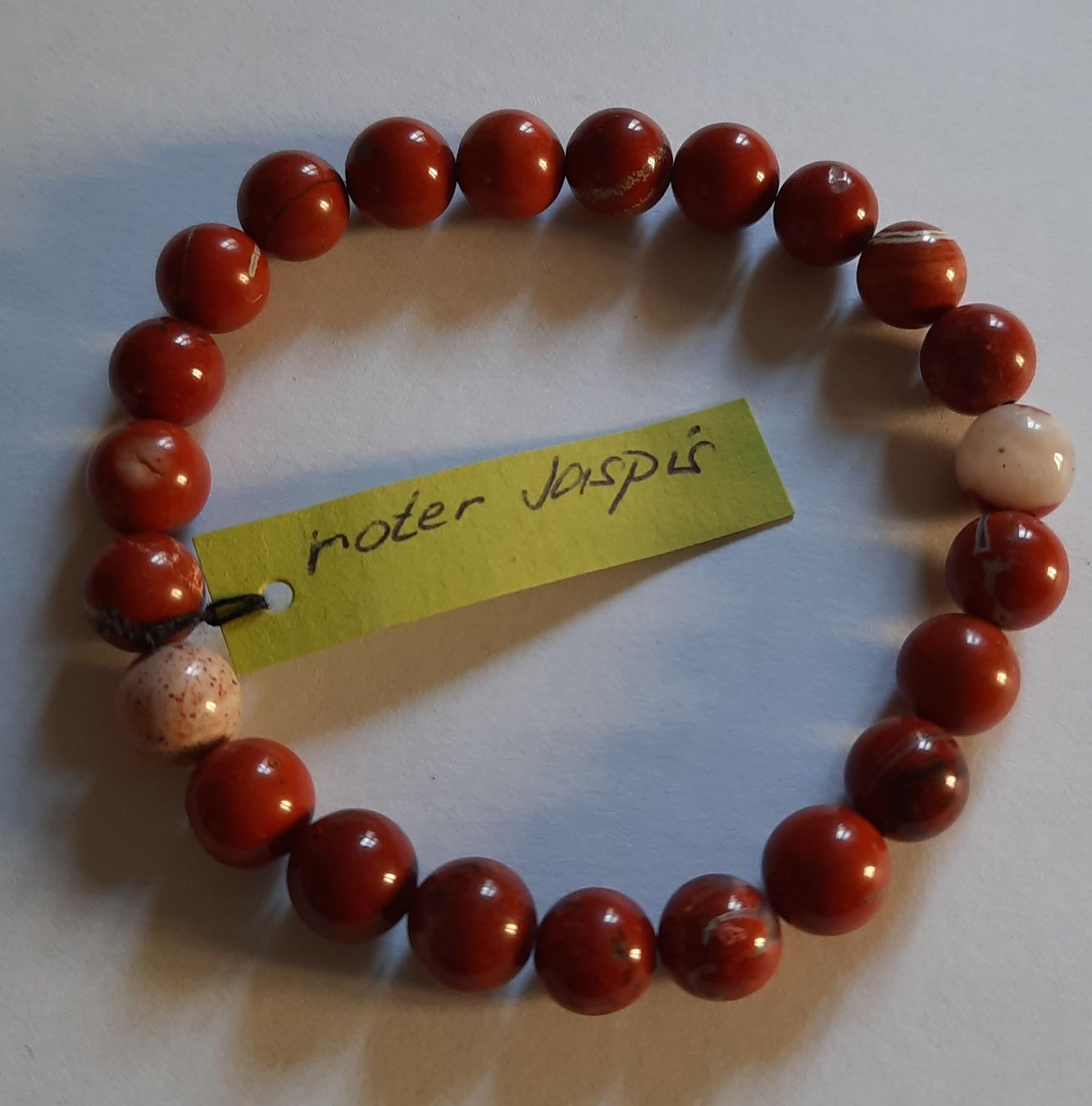 Bracciali & Braccialetti: Roter Jaspis Armband Perlenarmband – Nuovo (secondo la descrizione) da Uster venduto da sista-esta