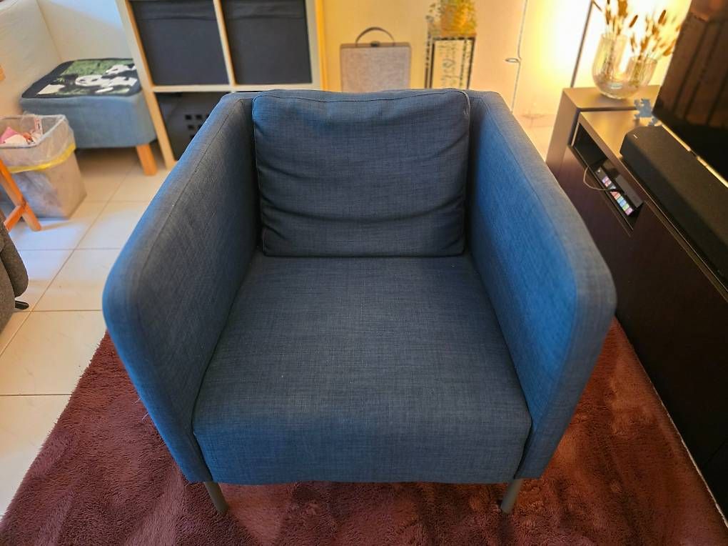 Ikea Poltrone: IKEA Ekerö Sessel blau – Usato da Hinteregg venduto da Weilenmann03 3