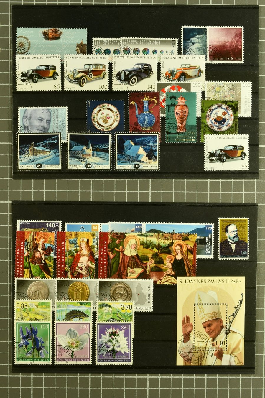 Tutti i francobolli: LIECHTENSTEIN, KONVOLUT 1923-2016, VIEL MATERIAL ca. – Usato da Wetzikon ZH venduto da Philimpex 7