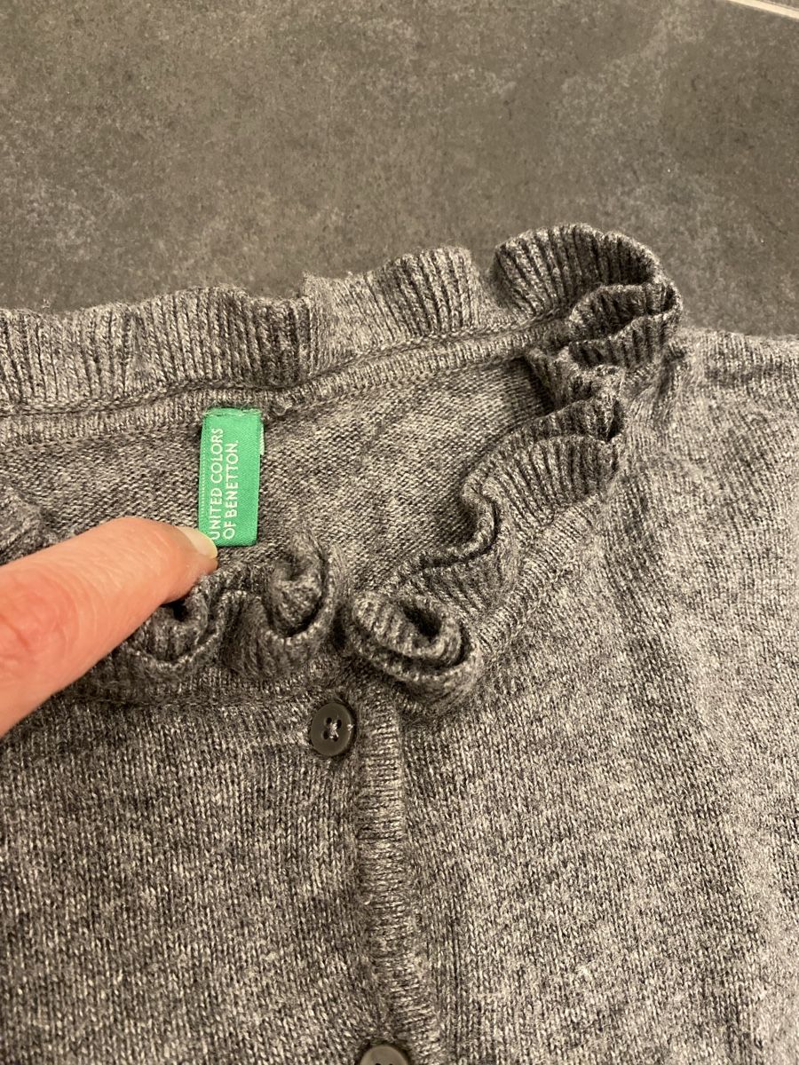 Benetton Giacche & Cappotti: Benetton Strickjäckli, ca. Gr. 122/128 – Nuovo (secondo la descrizione) da Summaprada venduto da hirschuh506