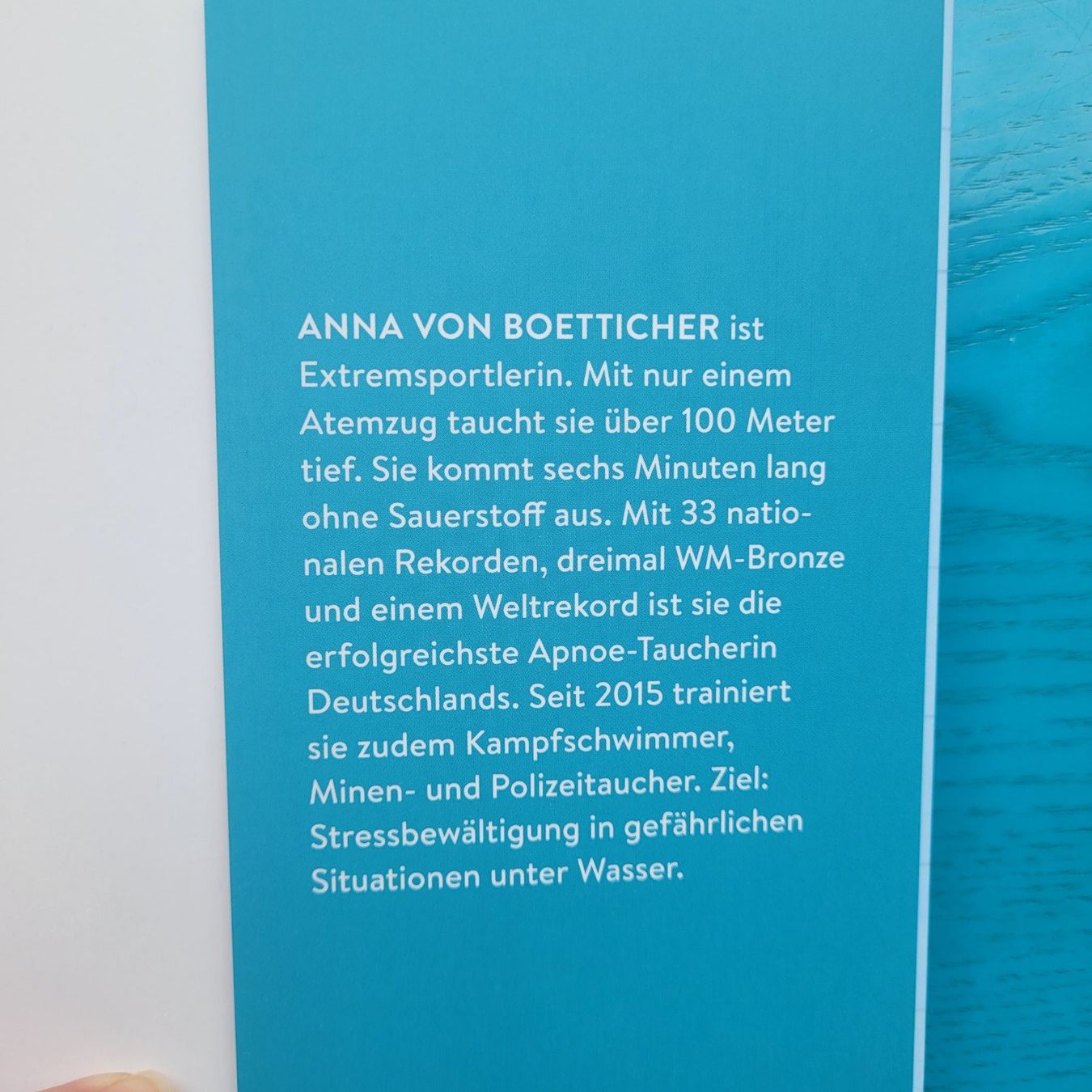 Bücher: Anna von Boetticher - In die Tiefe – Neu (gemäss Beschreibung) aus SCHÜBELBACH von CoKaHa 2