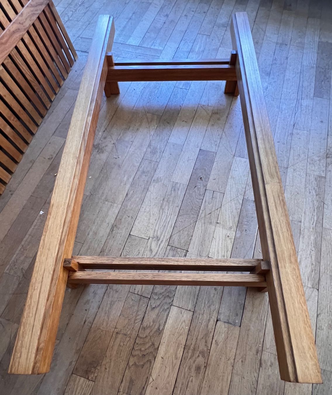 Sedie a sdraio: Werner Blaser Daybed, Mid-Century Designklassiker, Eiche – Usato da Tecknau venduto da salzberg.ch 4