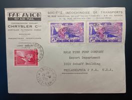 VIETNAM, SAIGON – Werbebrief per Luftpost in die U.S.A 1953