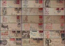 Briefmarken: Album 4 Tschechische Ganzsachen, 168 Umschläge