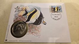 2001 Medallienbrief WWF Halfterfisch