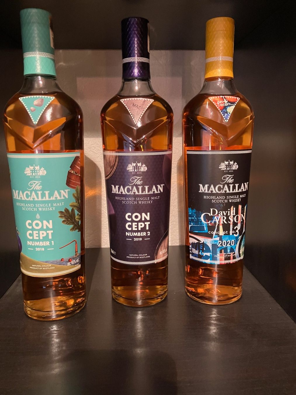 Macallan Spirituosen: Macallan Concept Serie 1-3 komplett – Neu und originalverpackt aus Aarwangen von concorde58 1