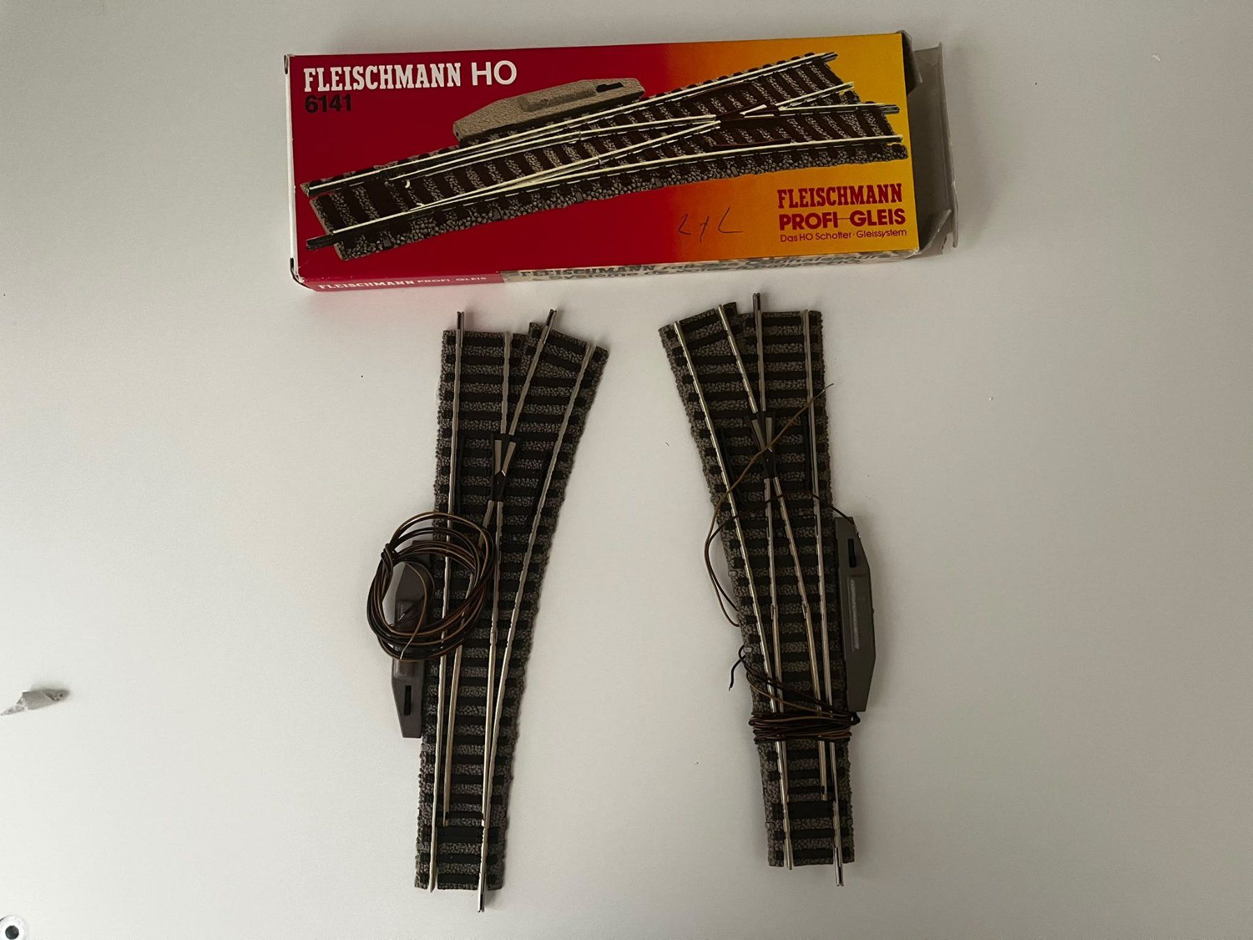 Fleischmann Modellini di ferrovie: 7x 2x weiche 6141 – Usato da Baden venduto da Muschti 1