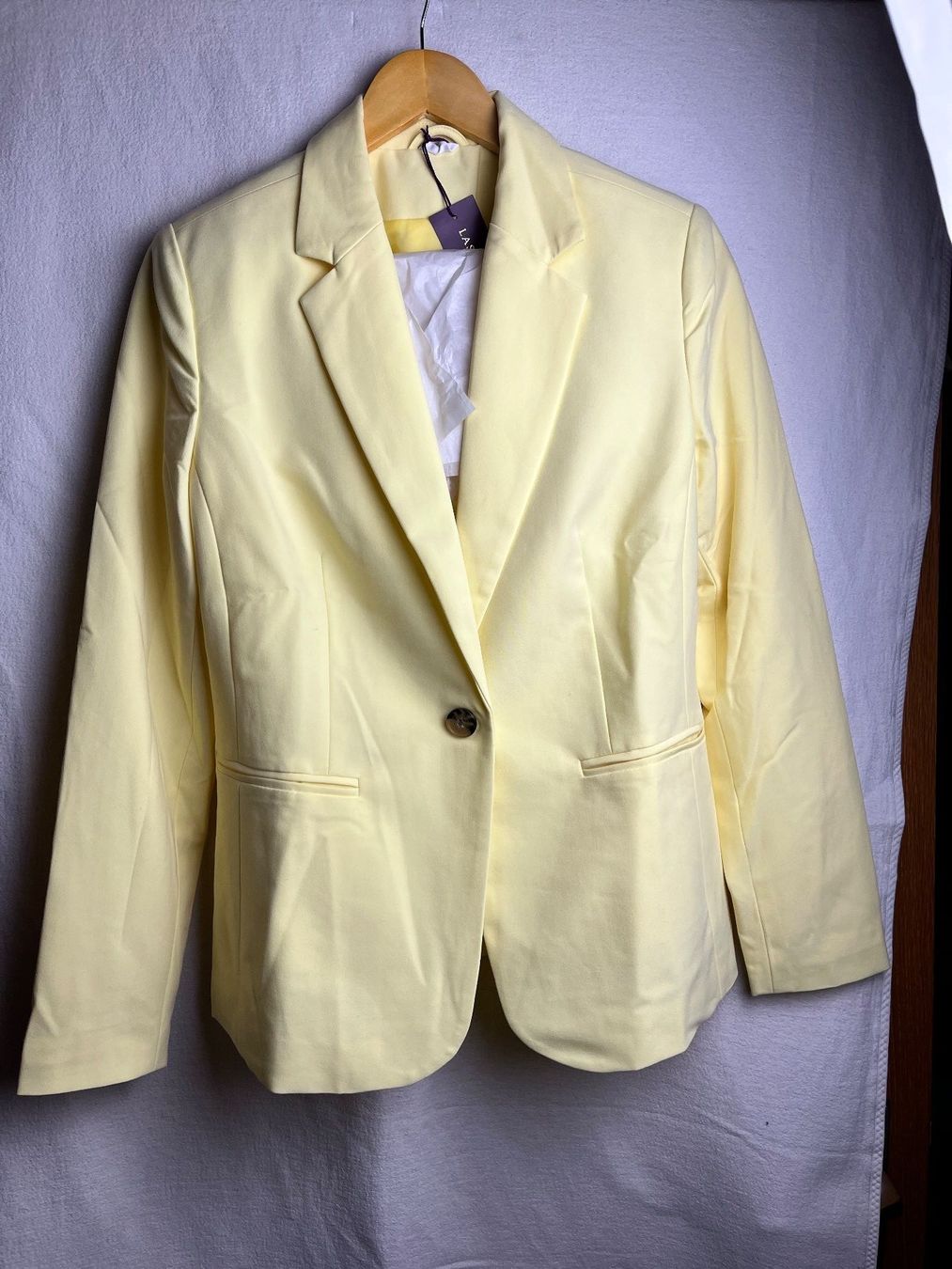 Giacche: Blazer, Lascana, Grösse 40, Farbe Hellgelb – Nuovo e nell'imballaggio originale da Rudolfstetten venduto da gst_g7xl 4
