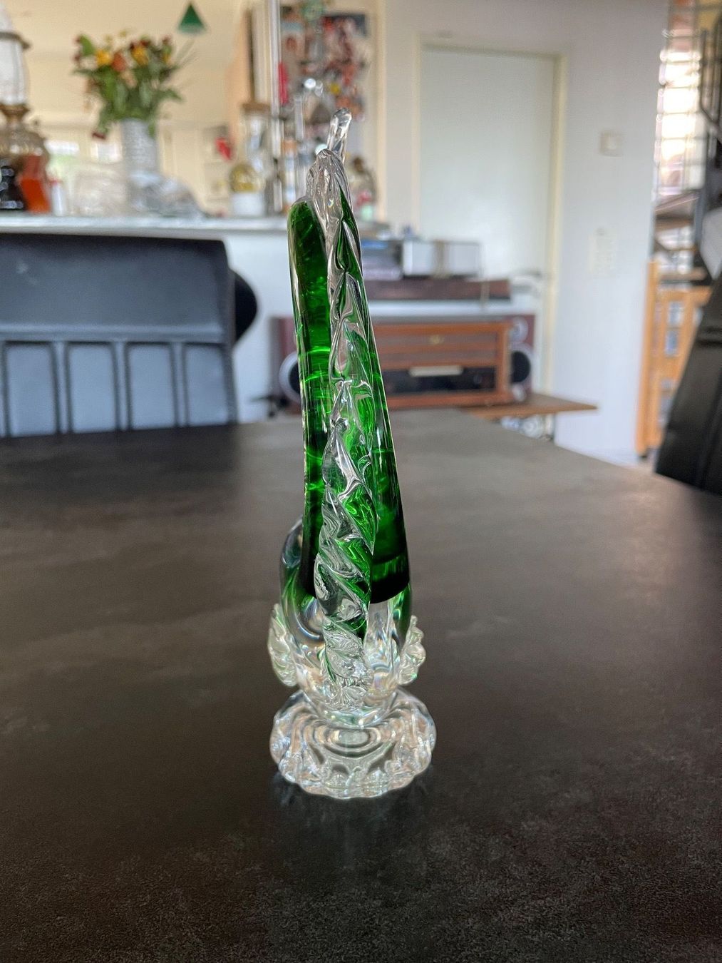 Murano Statuette: Poisson Vert Vintage en Verre de Murano – Usato da Vallamand venduto da Bricbracbroc82 2