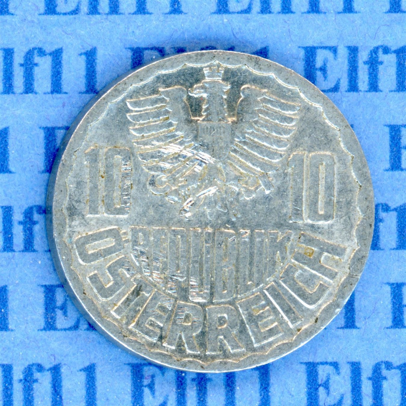 Tutti le monete: ATS___0.10 1968 ss 10 Groschen – Usato da Widnau venduto da Elf11 1