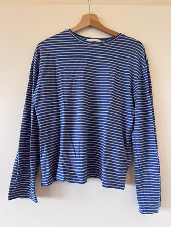 Armedangels Long Sleeve Shirt Striped Blue Size S