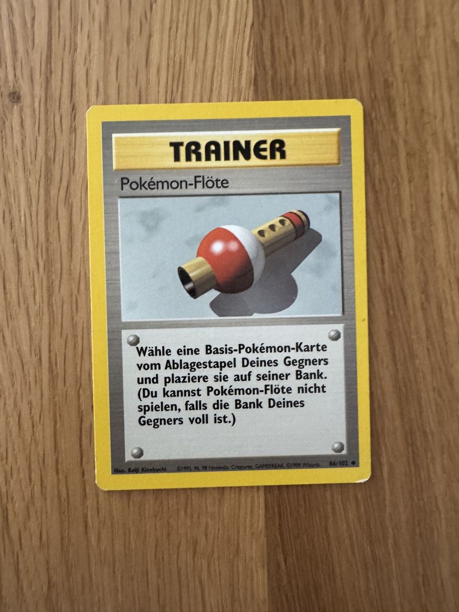Cartoline: Pokemon flöte base set – Usato da Meinisberg venduto da Knightdeals