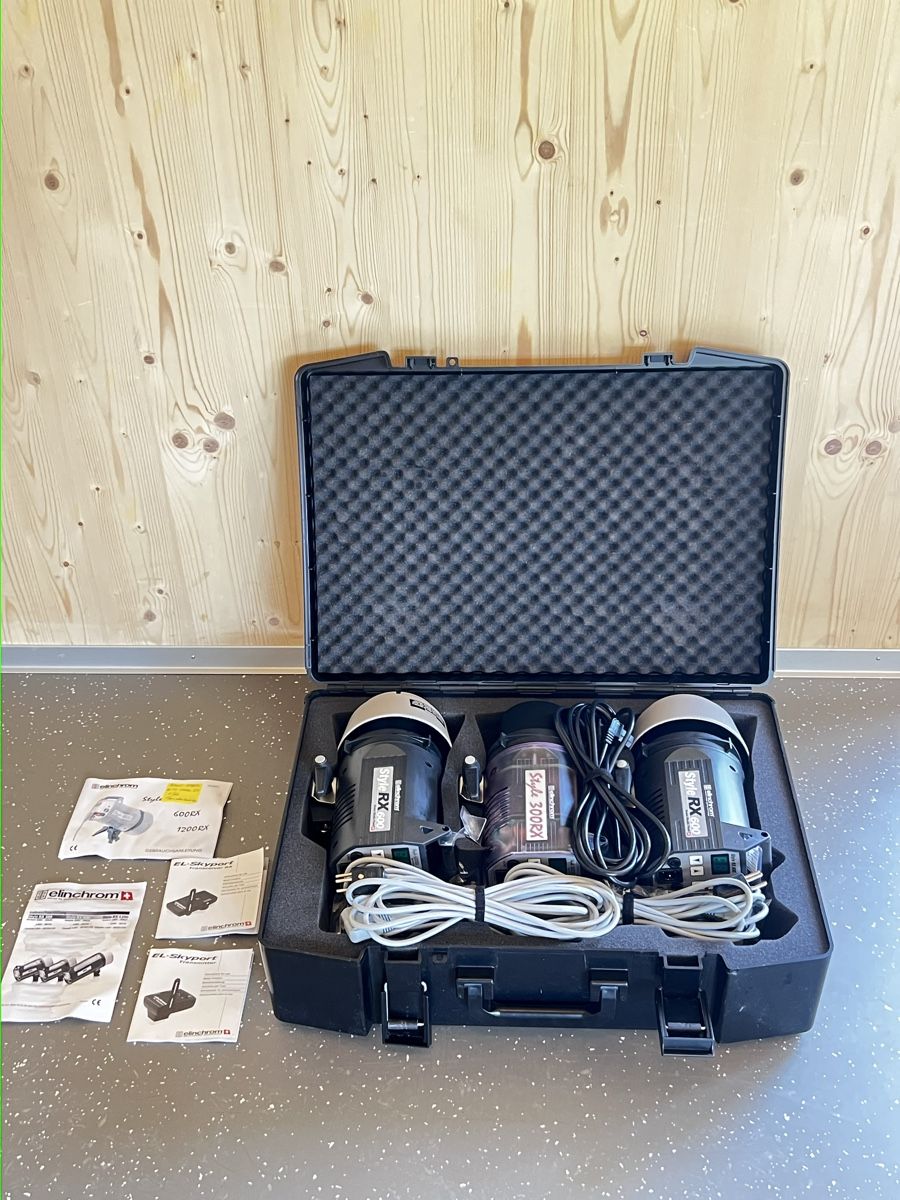 Flash: Elichrom Studioblitz Set: Style RX 600 & 300 RX - Top Zustan – Usato da Winterthur venduto da gue_yf9d