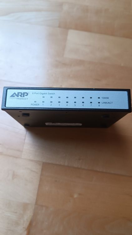 ARP 8 Port Gigabit Switch | Kaufen auf Ricardo