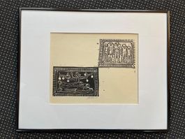 Holzschnitt von Jörg Shimon Schuldhess 1965      (ID M380)