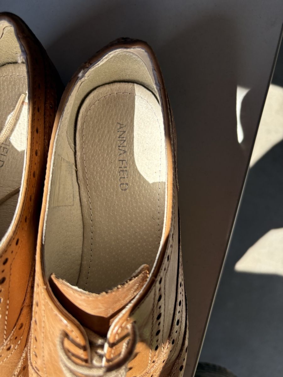 Anna Field Scarpe da donna: Scarpe stringate donna cuoio stile brogue nuove – Nuovo (secondo la descrizione) da Giubiasco venduto da mol_f9mf 1