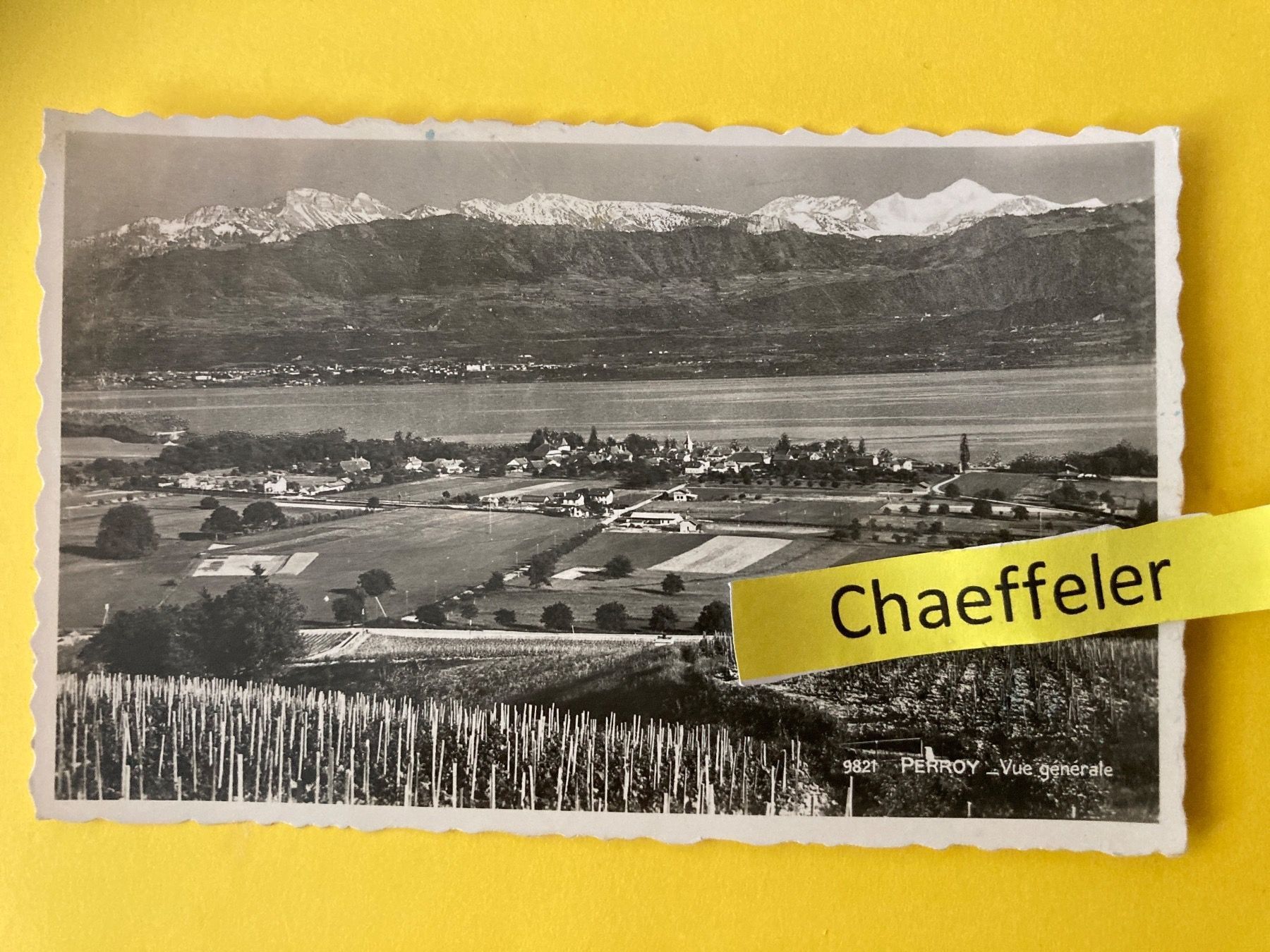 Ansichtskarten: Perroy Vue générale – Gebraucht aus Zürich von Chaeffeler