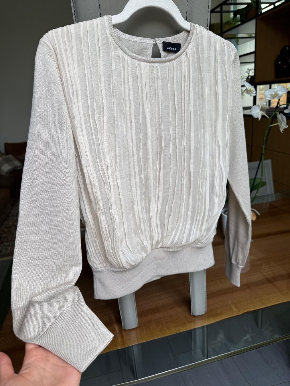 Akris Chemisiers: AKRIS Bluse Pullover Seide, Schurwolle Gr. S-M 36-38 – Neuf (Voir description) à Winterthur par tim_cl8x 6