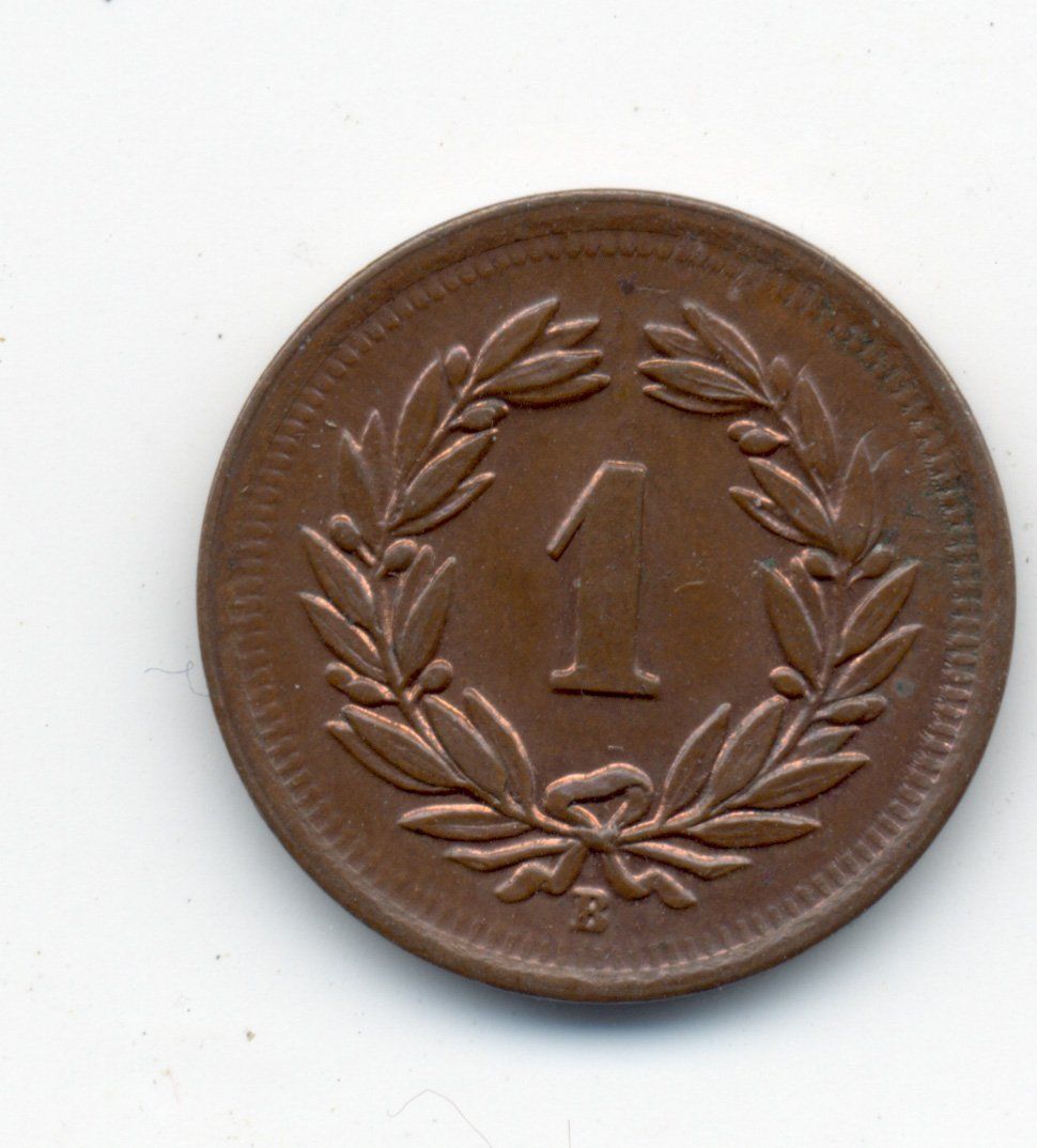 Tutti le monete: Schweiz 1 Rappen 1908 fast unzirkuliert – Usato da Au SG venduto da Zogu