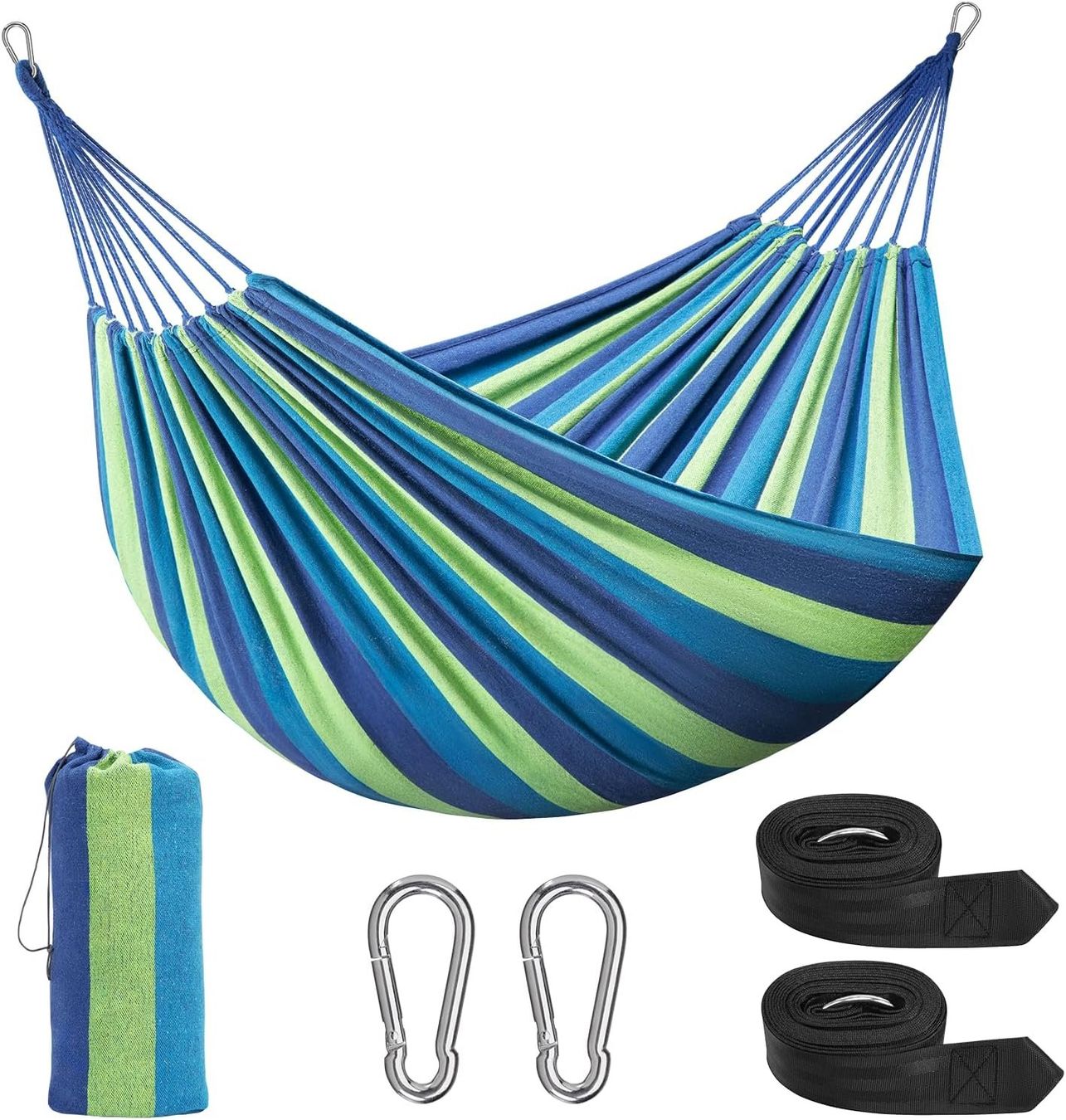 Amache: Haengematte Blau 150 cm 270x 150 cm – Nuovo e nell'imballaggio originale da Hundwil venduto da tec_mm27