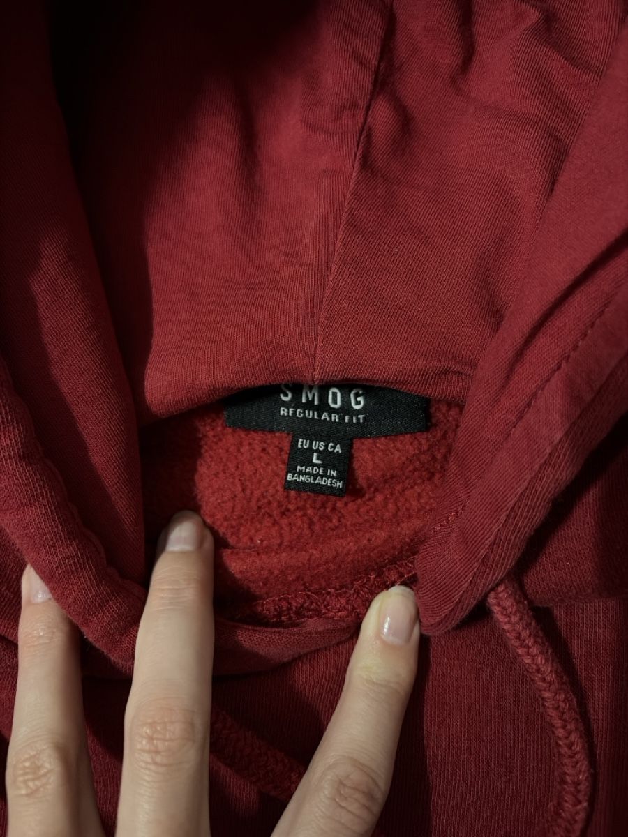 Maglioni & Felpe: New Yorker SMOG Kapuzenpullover rot Grösse L  – Nuovo (secondo la descrizione) da Pfäffikon ZH venduto da anlimalu 1