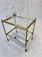 Vintage Messing Servierwagen