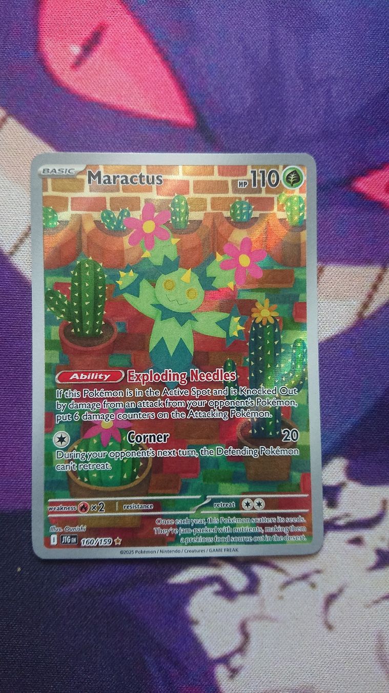 Pokémon Carte collezionabili: Maractus JTG 160 EN – Nuovo (secondo la descrizione) da Chur venduto da FreakofRarity