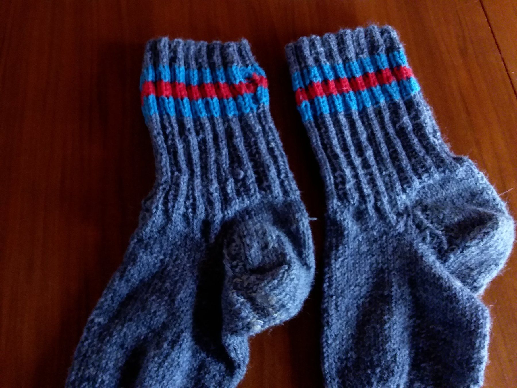 Calze: Warme, handgestrickte Socken, Grösse 36 - 38 – Nuovo e nell'imballaggio originale da Baden venduto da Katzenbaum27 1