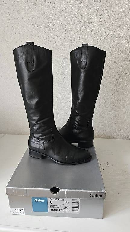 Scarpe da donna: Gabor Echtleder-Stiefel, schmaler Schaft 31.5 cm – Usato da Sursee venduto da nei_7klk 1