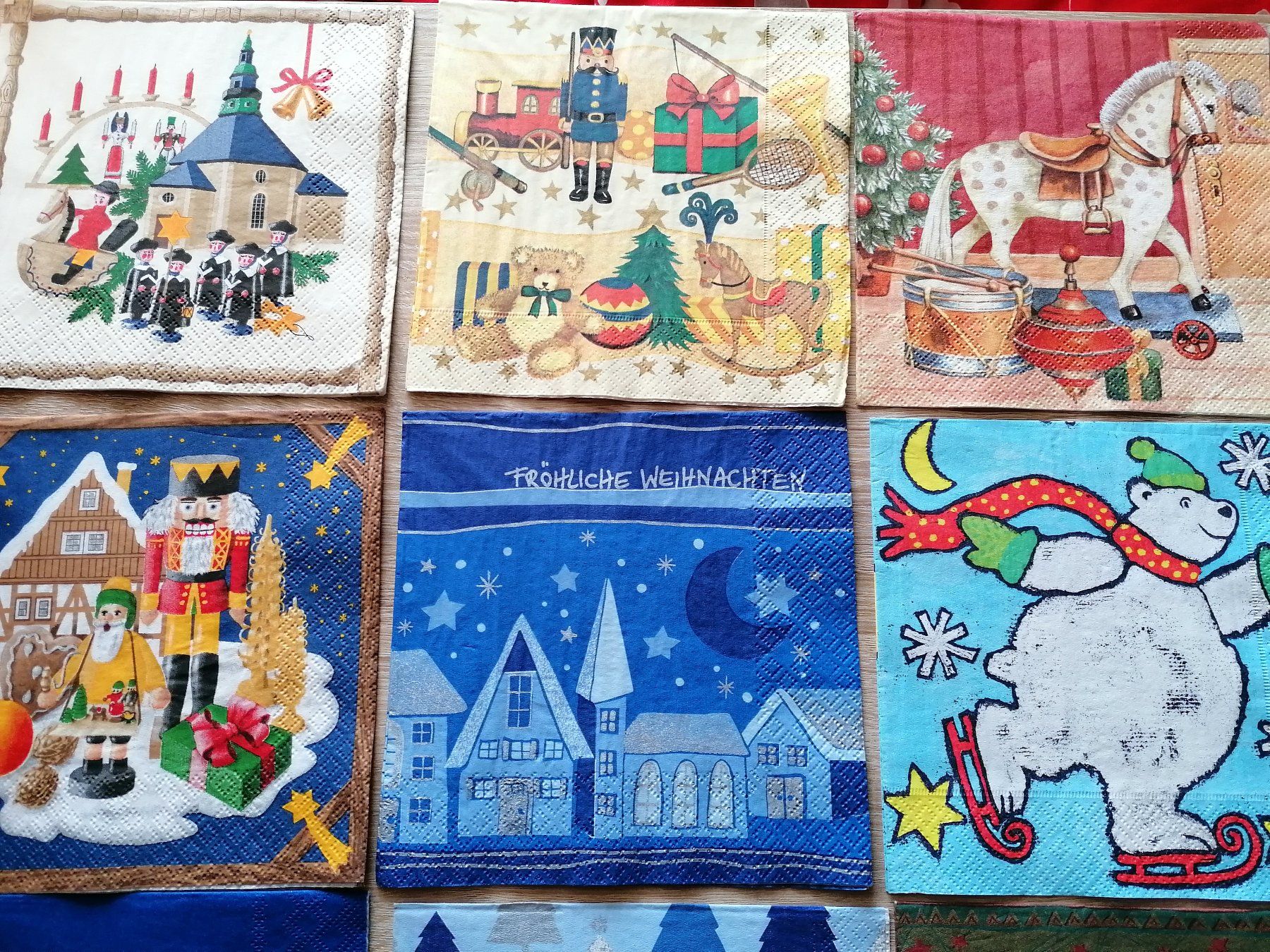 Tovaglioli: 20 Stk. Servietten Weihnachten / Set Nr. 2 – Nuovo (secondo la descrizione) da Zollikofen venduto da Blackie 1