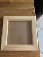 Bilderrahmen aus Holz quadratisch hell guter Zustand
