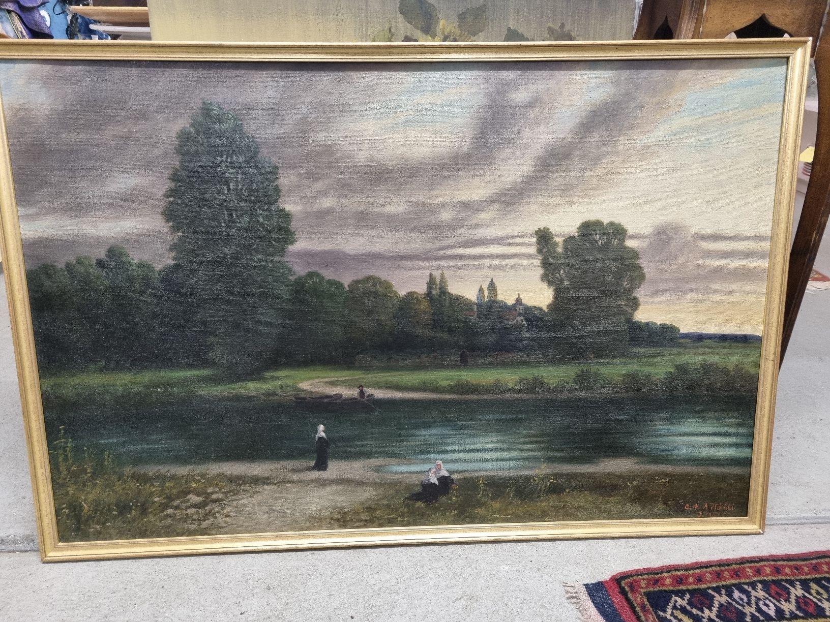Dipinti: Bild Öl sehr schön – Usato da Ostermundigen venduto da vintage60