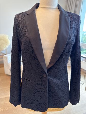 Elegante Yvonne Rohé Spitzen Jacke, Grösse 36 neuwertig!