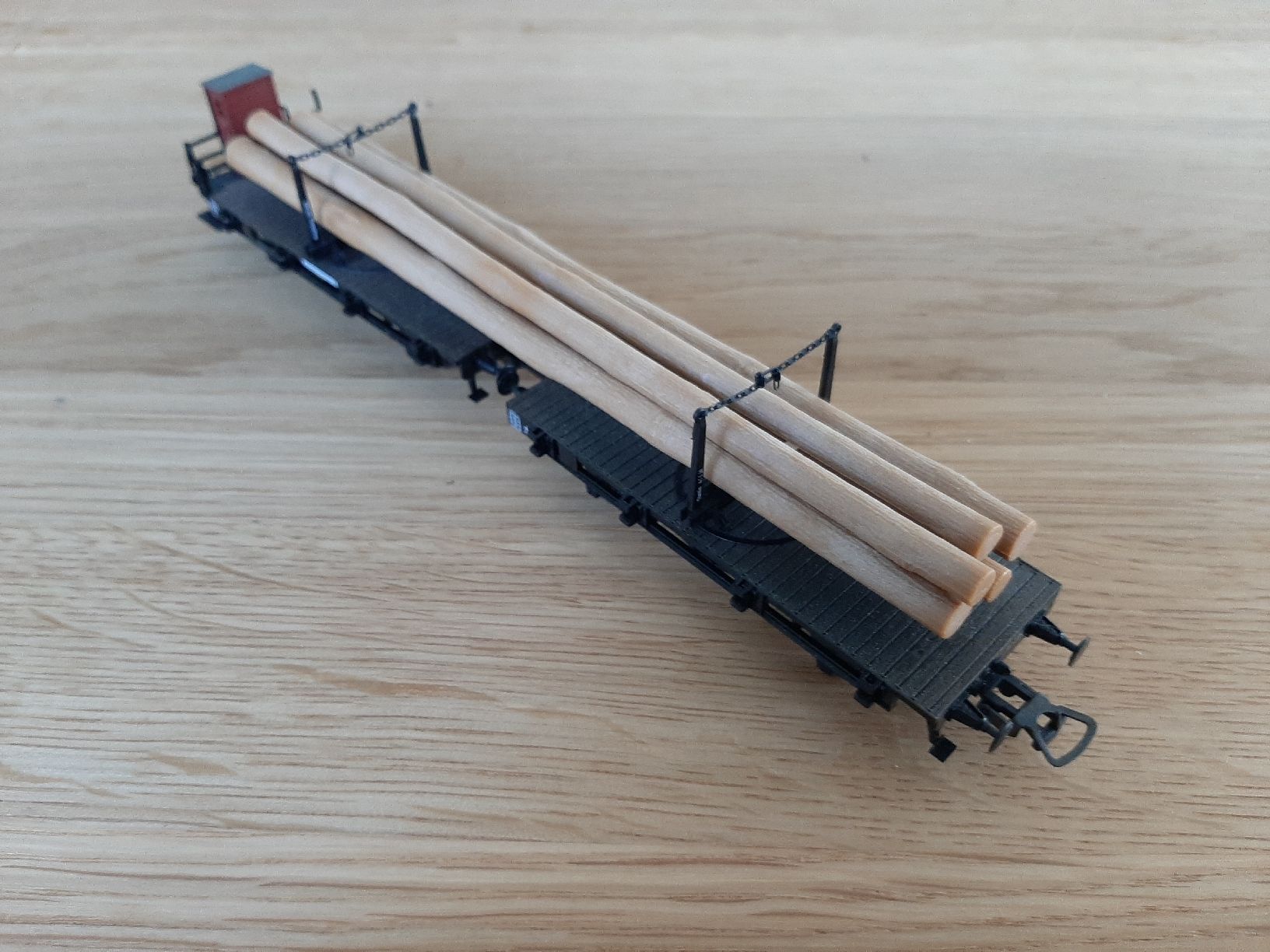 Fleischmann Modellini di ferrovie: Fleischmann 5814 Langholzwagen – Usato da Dietlikon venduto da nick911 3