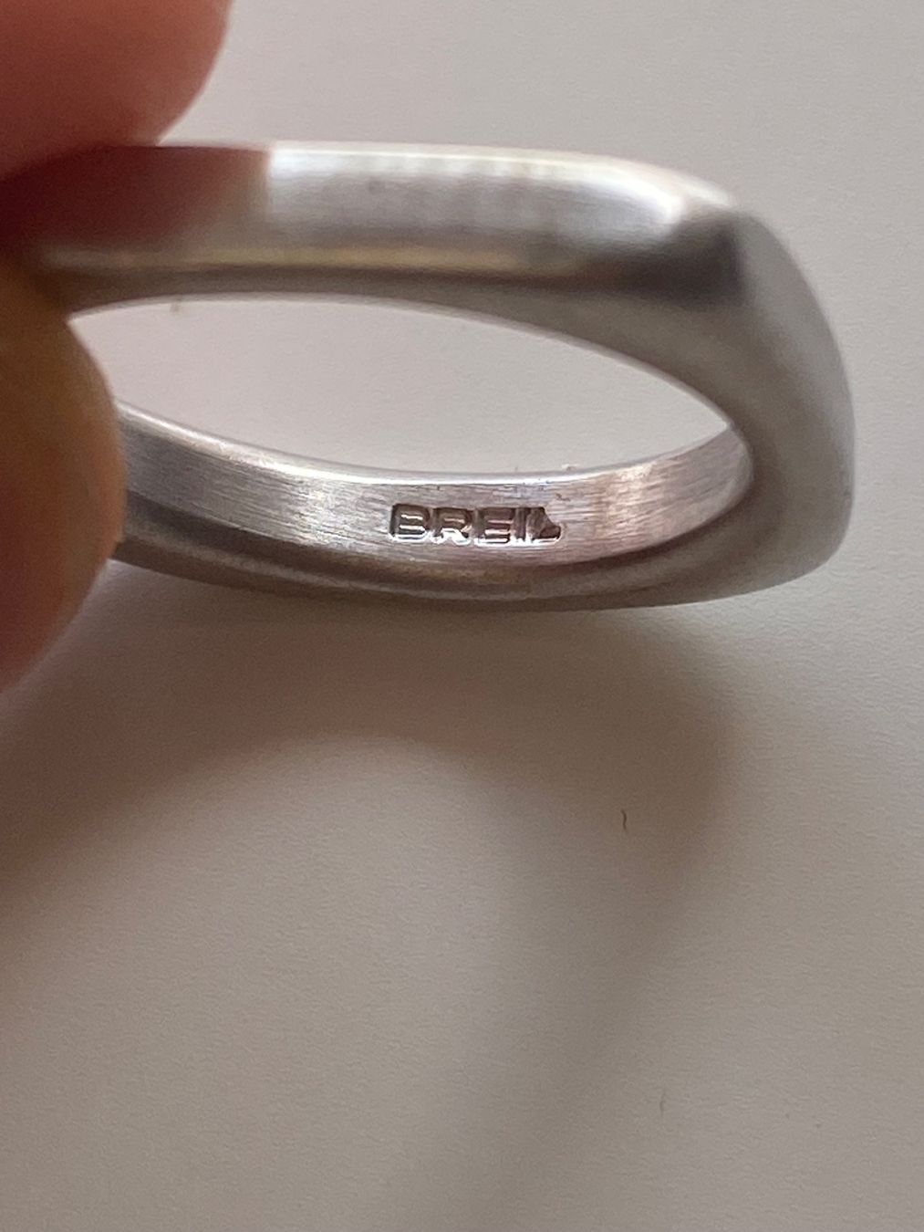 Breil Anelli: BREIL Edelstahl Silberne Ring 58 – Nuovo (secondo la descrizione) da Givisiez venduto da dor_xb9k 2