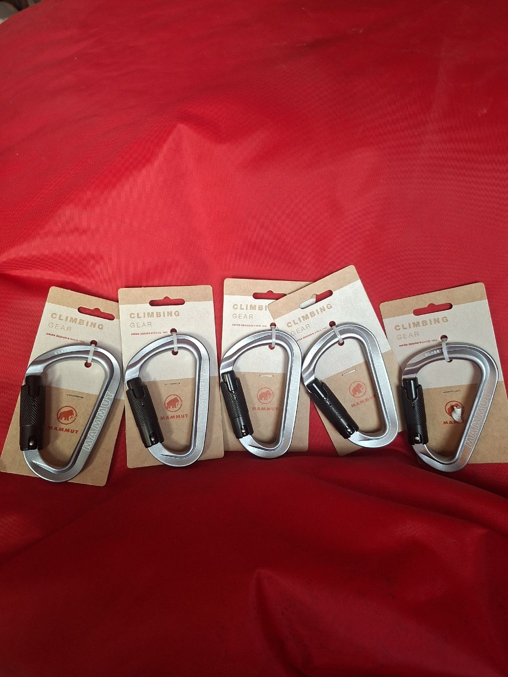 Kletterausrüstungen: 5x Mammut Classic HMS Karabiner neu – Neu und originalverpackt aus Zürich von Mountainswiss88